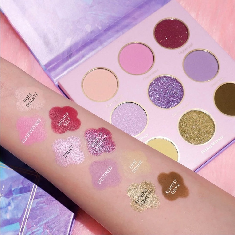 New Sheglam LOVESTONED Palette - Rare 9 colors in box - Purples/Greens